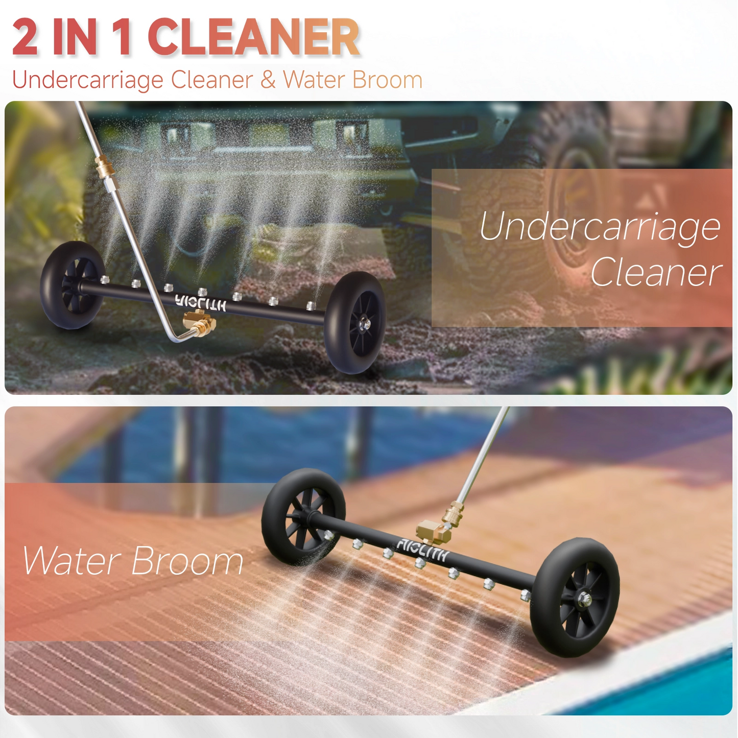 20 Inch Dual Handle Surface Cleaner