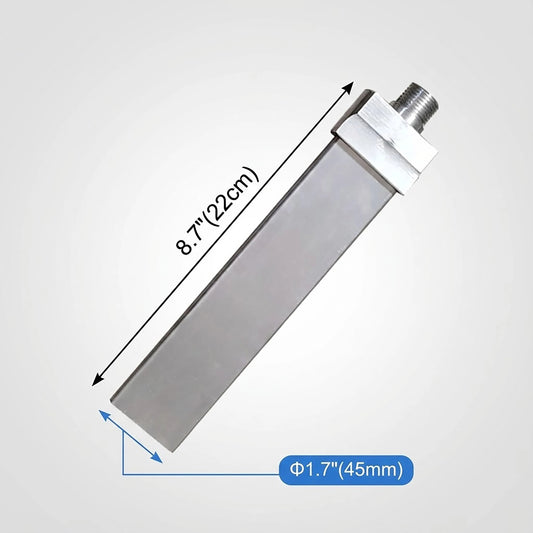 Wide Flat Aluminum Nozzle for dry ice blaster