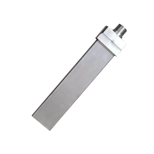 Wide Flat Aluminum Nozzle for Dry Ice Blaster