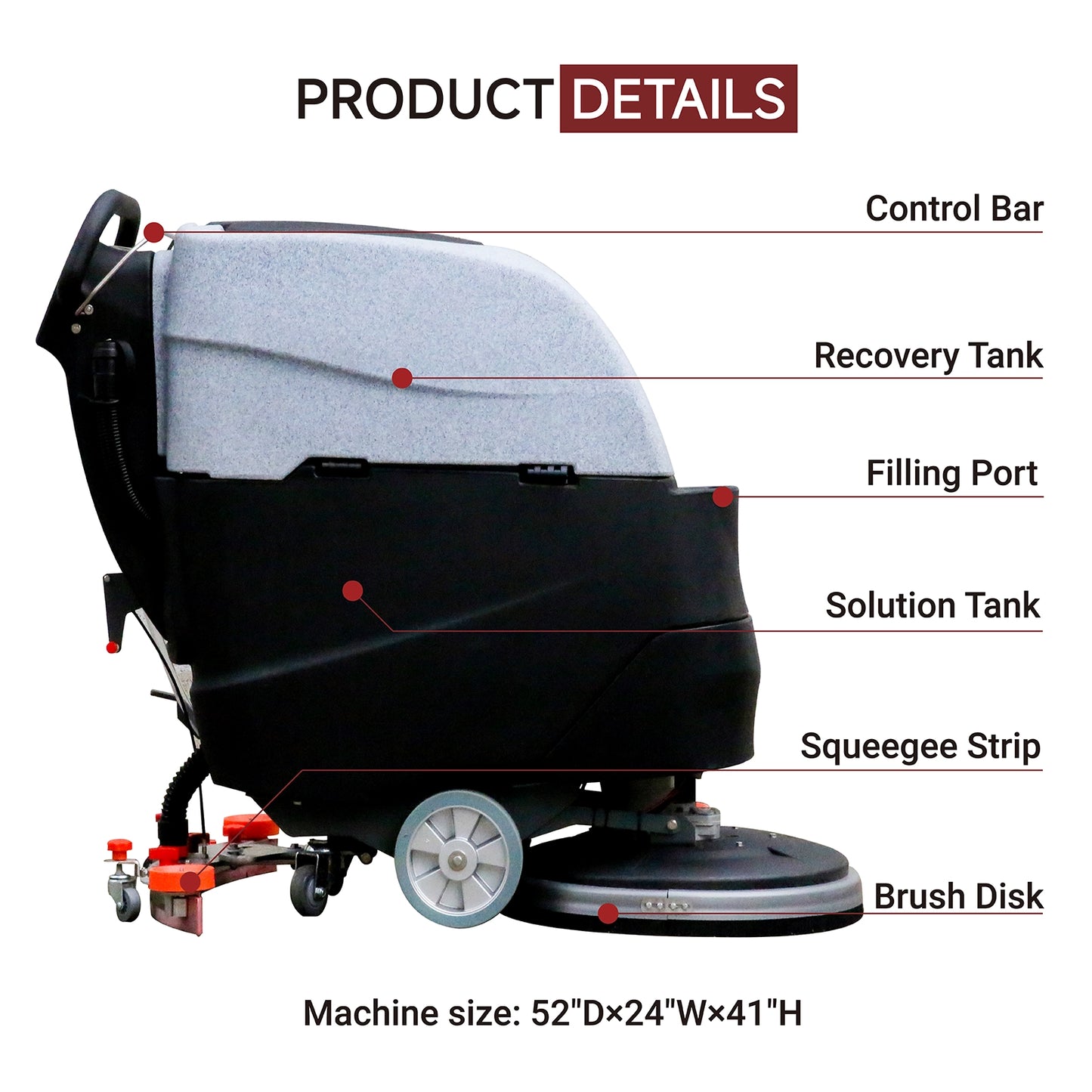 Walk Behind Self-Propelled Floor Scrubbers AF2217