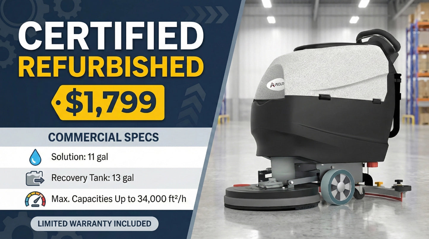 AF2013 Walk-Behind Compact Floor Scrubber (Refurbished)