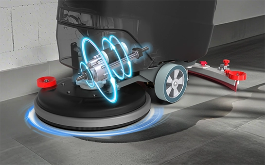 AF2217 floor scrubber with Traction Drive