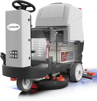 AF2225 walk behind floor scrubber with battery