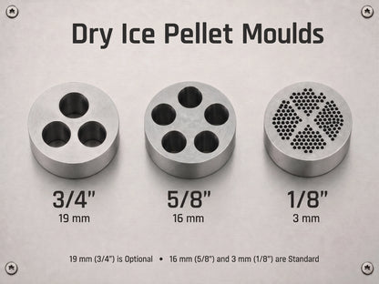 aip50 dry ice pelletizer pellet output