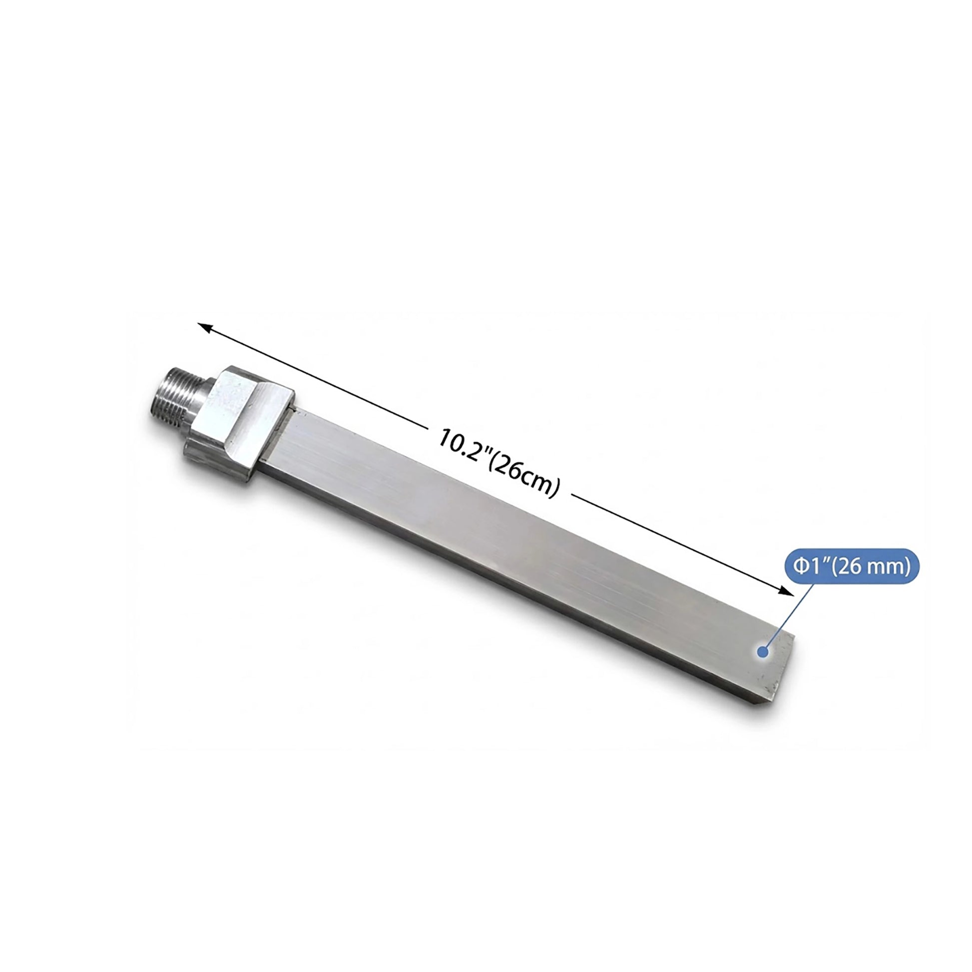 Flat Aluminum Nozzle for dry ice blaster