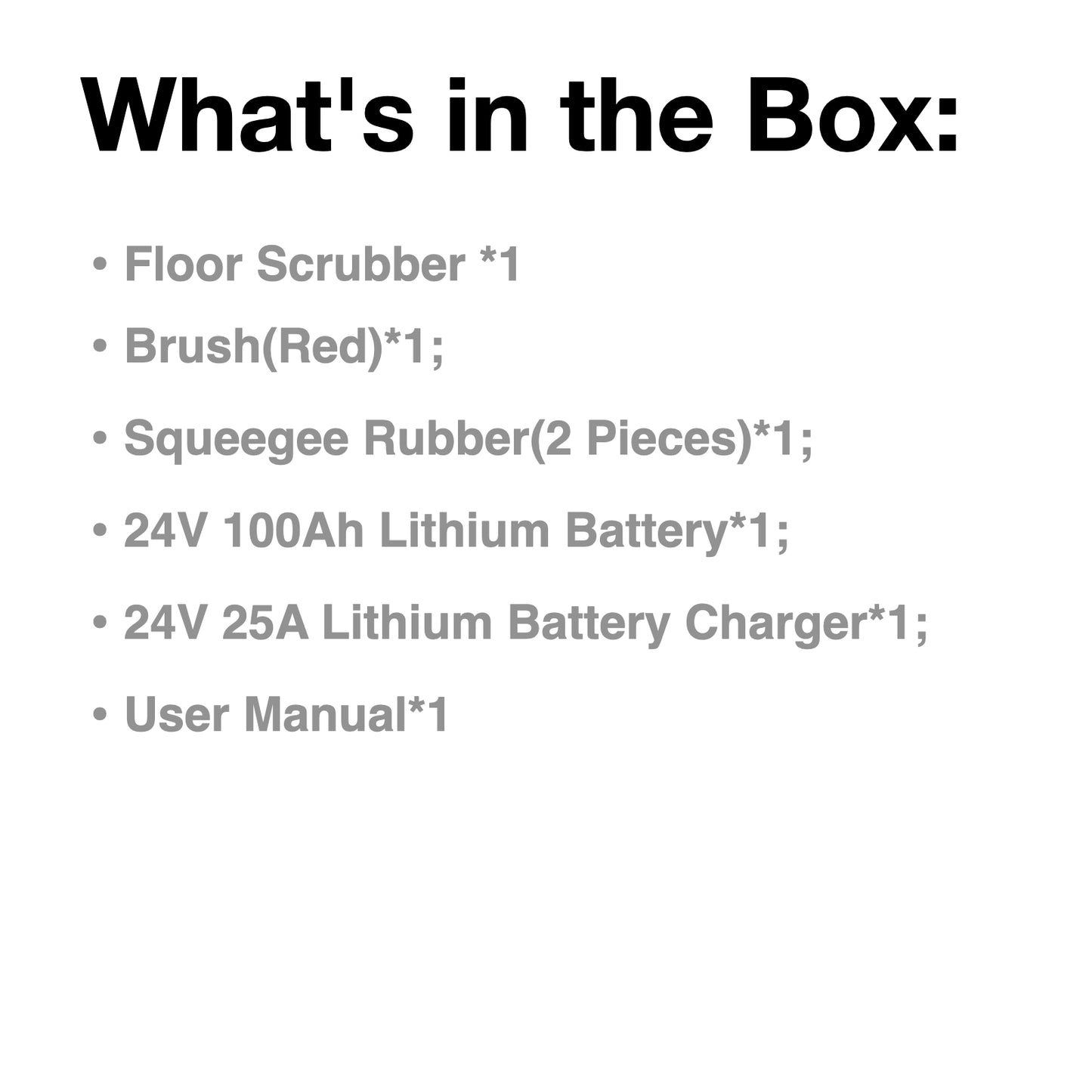 Autolaveuse à conducteur marchant AF2013, batterie au lithium, charge rapide en 4 heures, 13 gallons, largeur de nettoyage de 20 po, 24 000 pi²/h