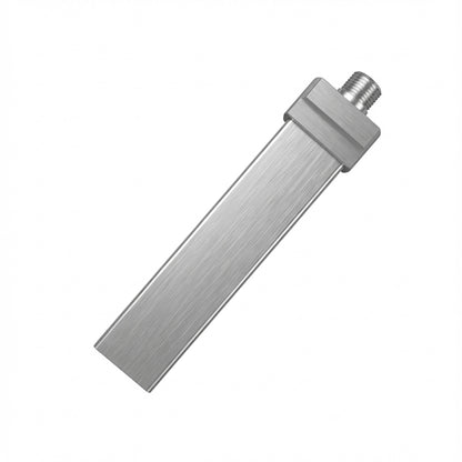 Wide Flat Aluminum Nozzle for dry ice blaster