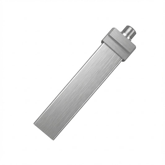 Wide Flat Aluminum Nozzle for dry ice blaster