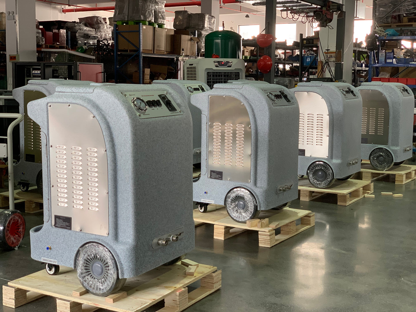 Machine de projection de glace sèche AI30 avec 5 buses et trémie de 33 lb