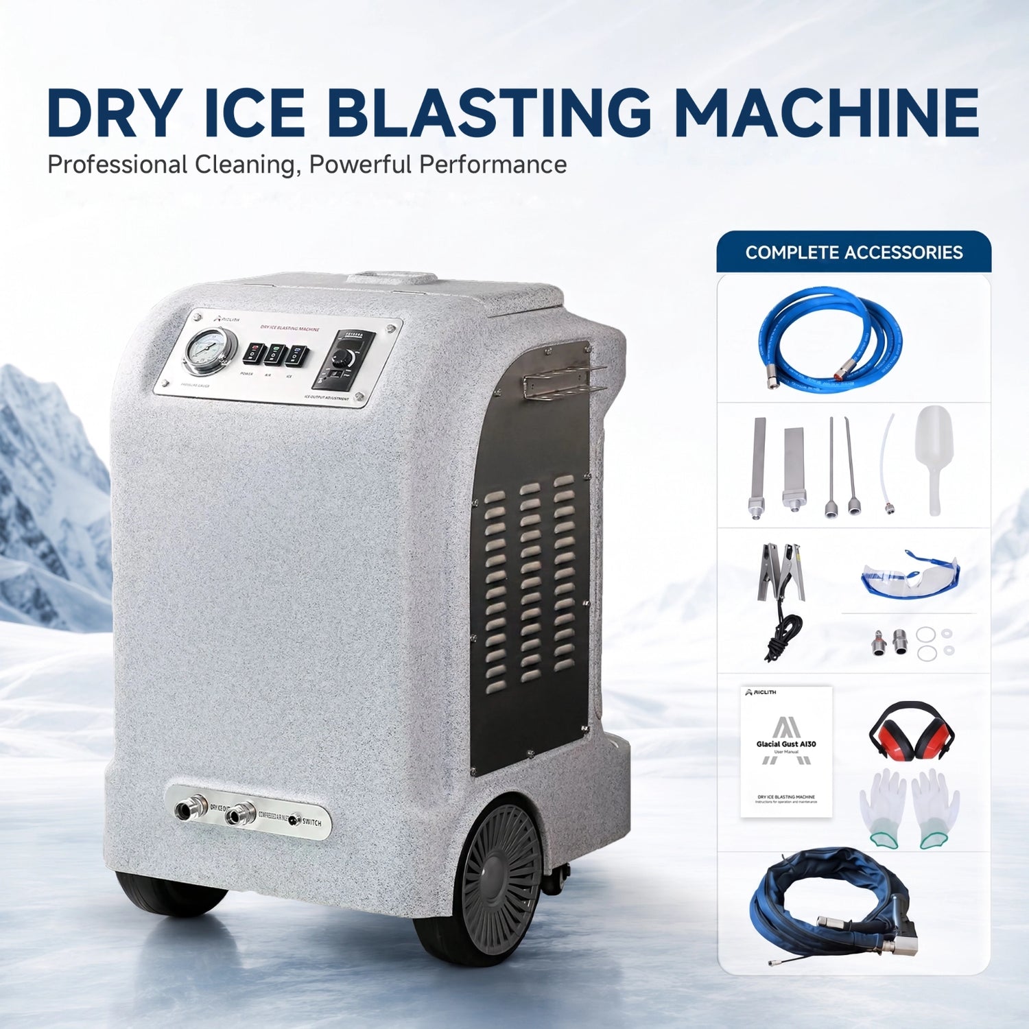 ai30 industrial dry ice cleaning system