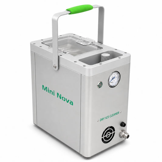 Aiolith AI10 Micro portable dry ice blasting machine on a white background
