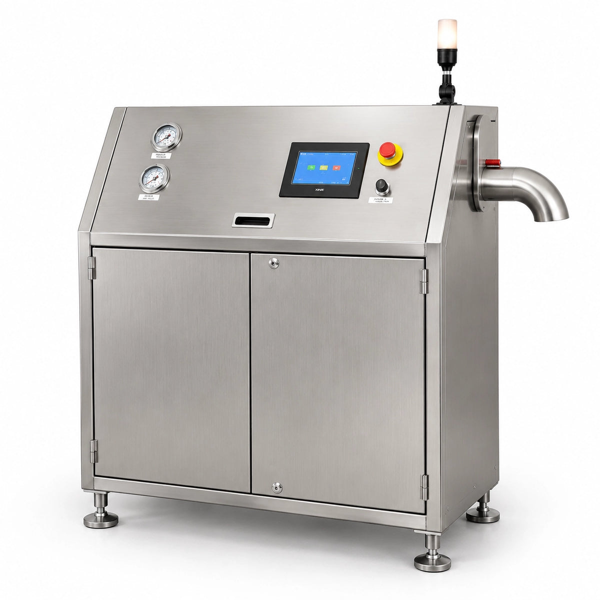 Aiolith AIP100 dry ice pelletizer machine stainless steel body