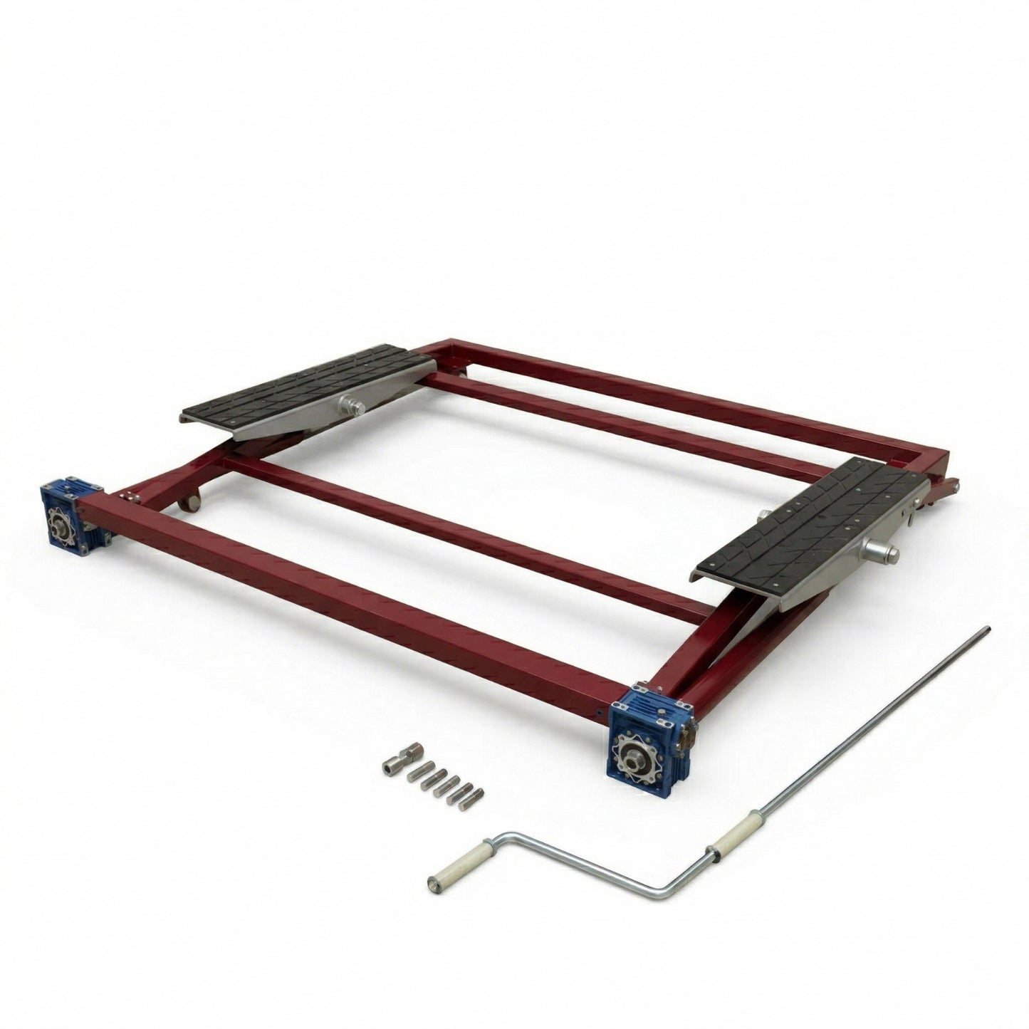 ACL2025 Portable Car Lift 4400 lbs with 5500 lbs Scissor Jack, 3-Stage Telescopic Garage Lift