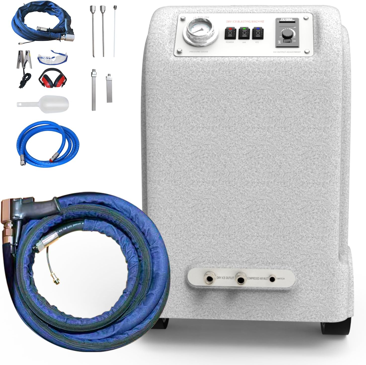 ICE ALO Alephium専用の家庭用マイニングマシーン AI30 Plus Dual-Hose Dry Ice Blasting Machine for Industrial