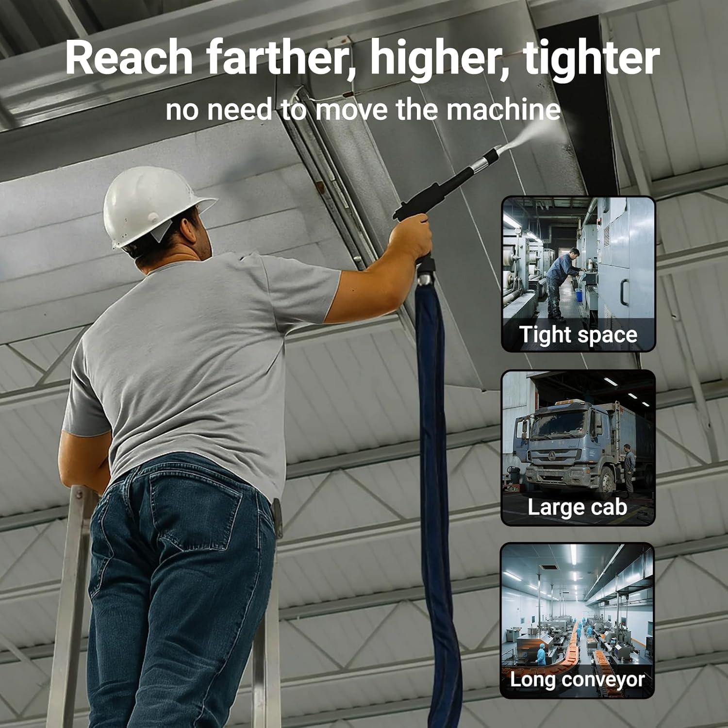 AI30 Plus Dual-Hose Dry Ice Blasting Machine for Industrial