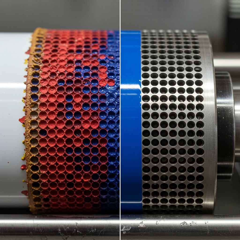 dry ice blasting anilox roller