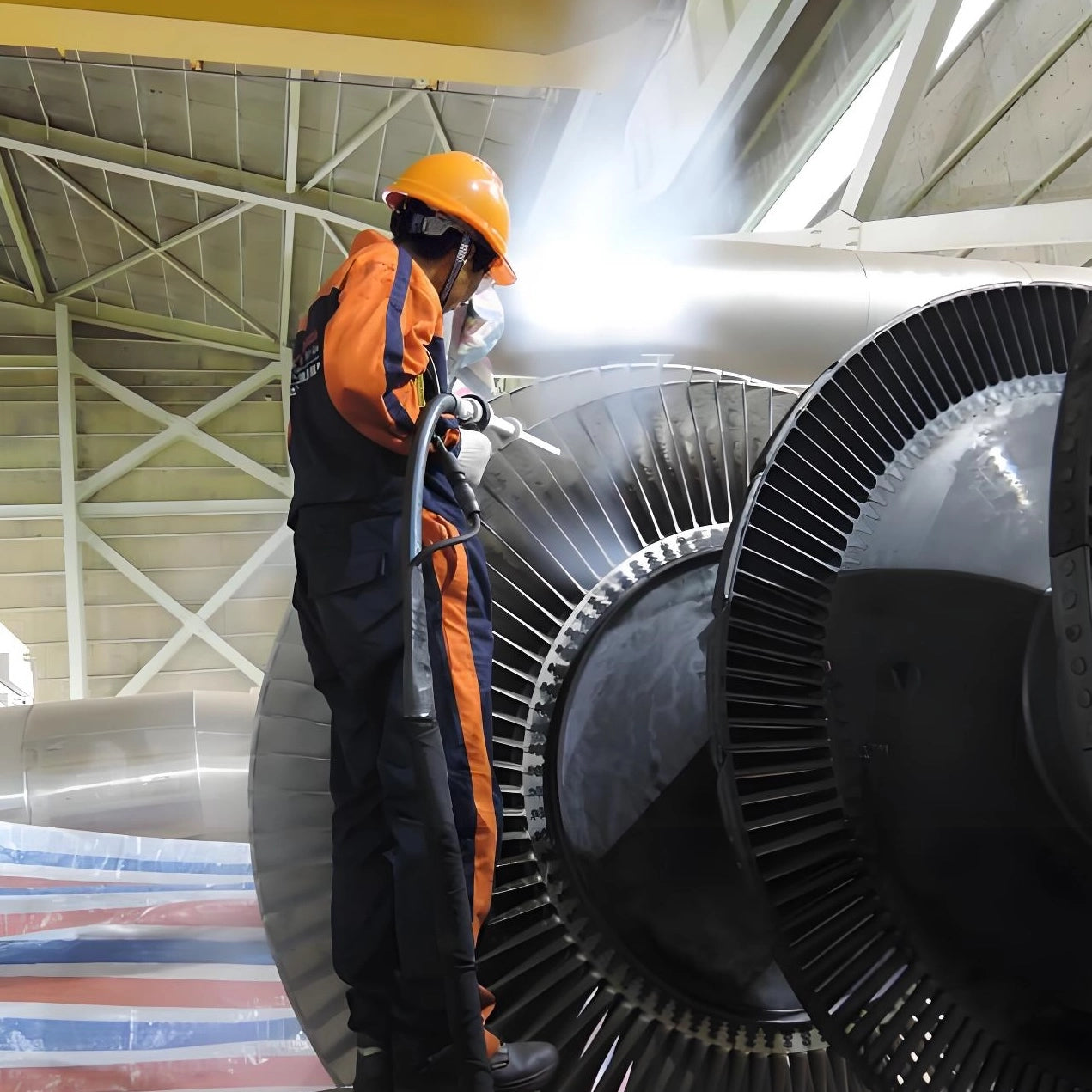 dry ice blasting for cleaning fans