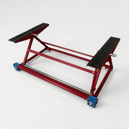 ACL2025 Portable Car Lift 4400 lbs with 5500 lbs Scissor Jack, 3-Stage Telescopic Garage Lift