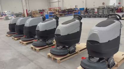 AF2217 Self-Propelled Floor Scrubber Machine, Lithium Battery, 22 in Cleaning Width, 17 Gal Tank, 38,000 sq ft/hr