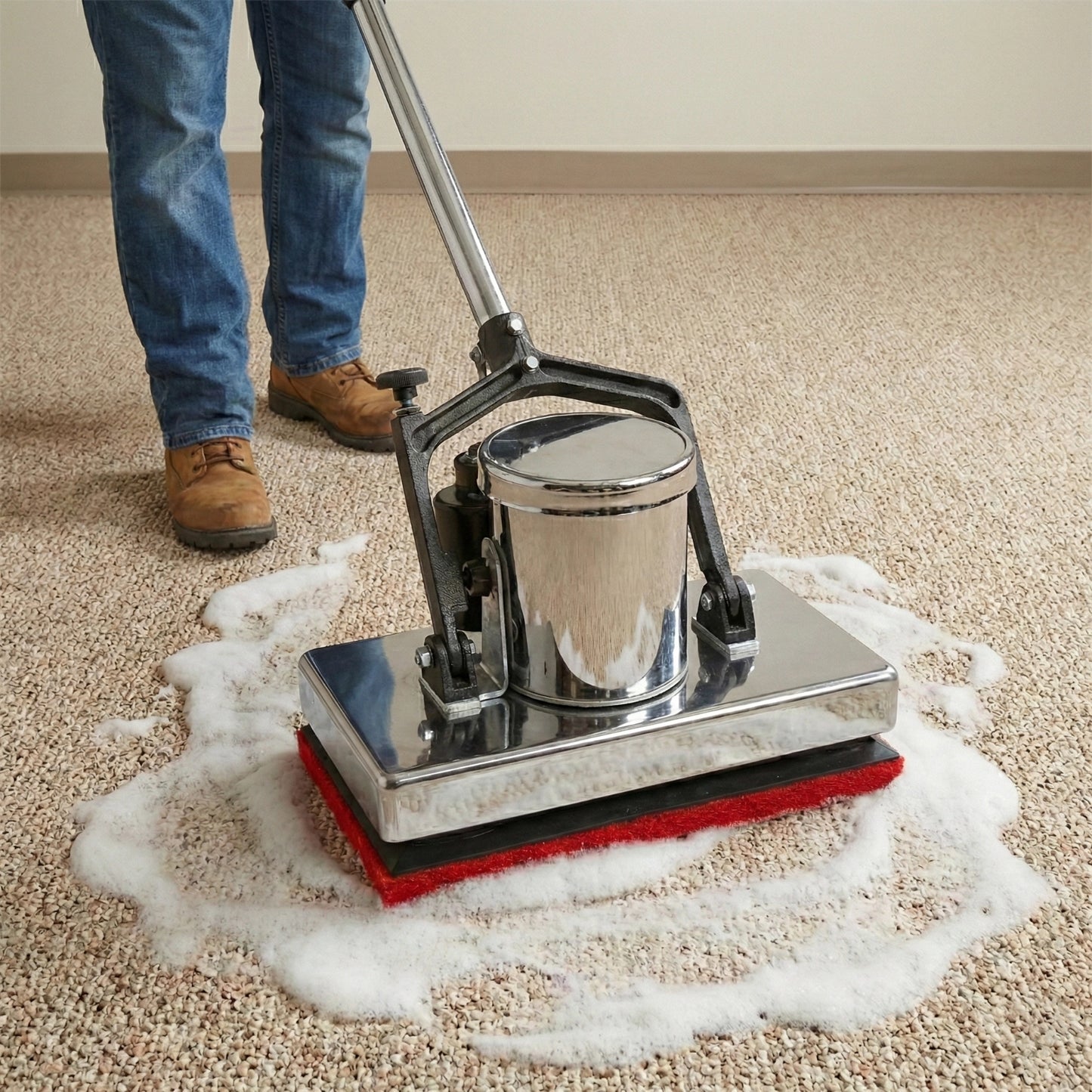 AS16 Square Orbital Floor Surface Preparation Cleaner, 3000 RPM, 16 x 11 Inch Path